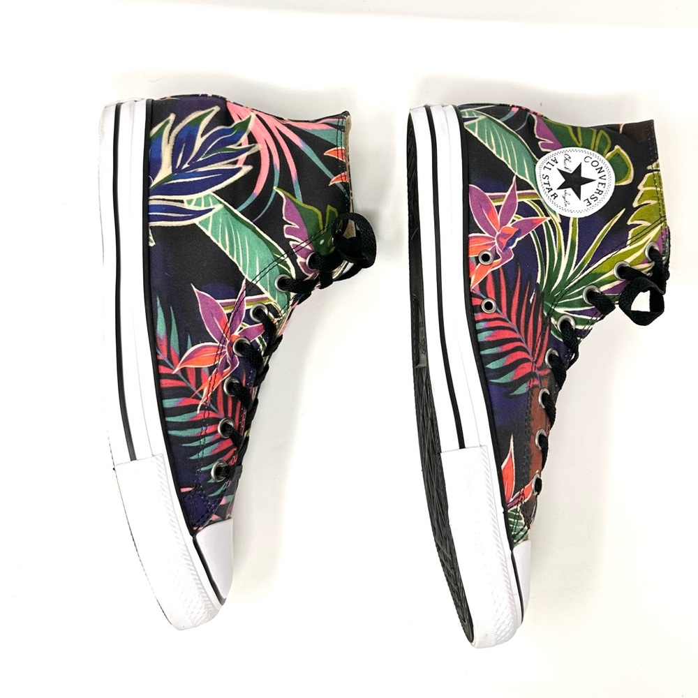 Converse Chuck Taylor All Star HI Unisex Shoes Fuchsia Glow/ Menta/ White - Picture 10 of 13
